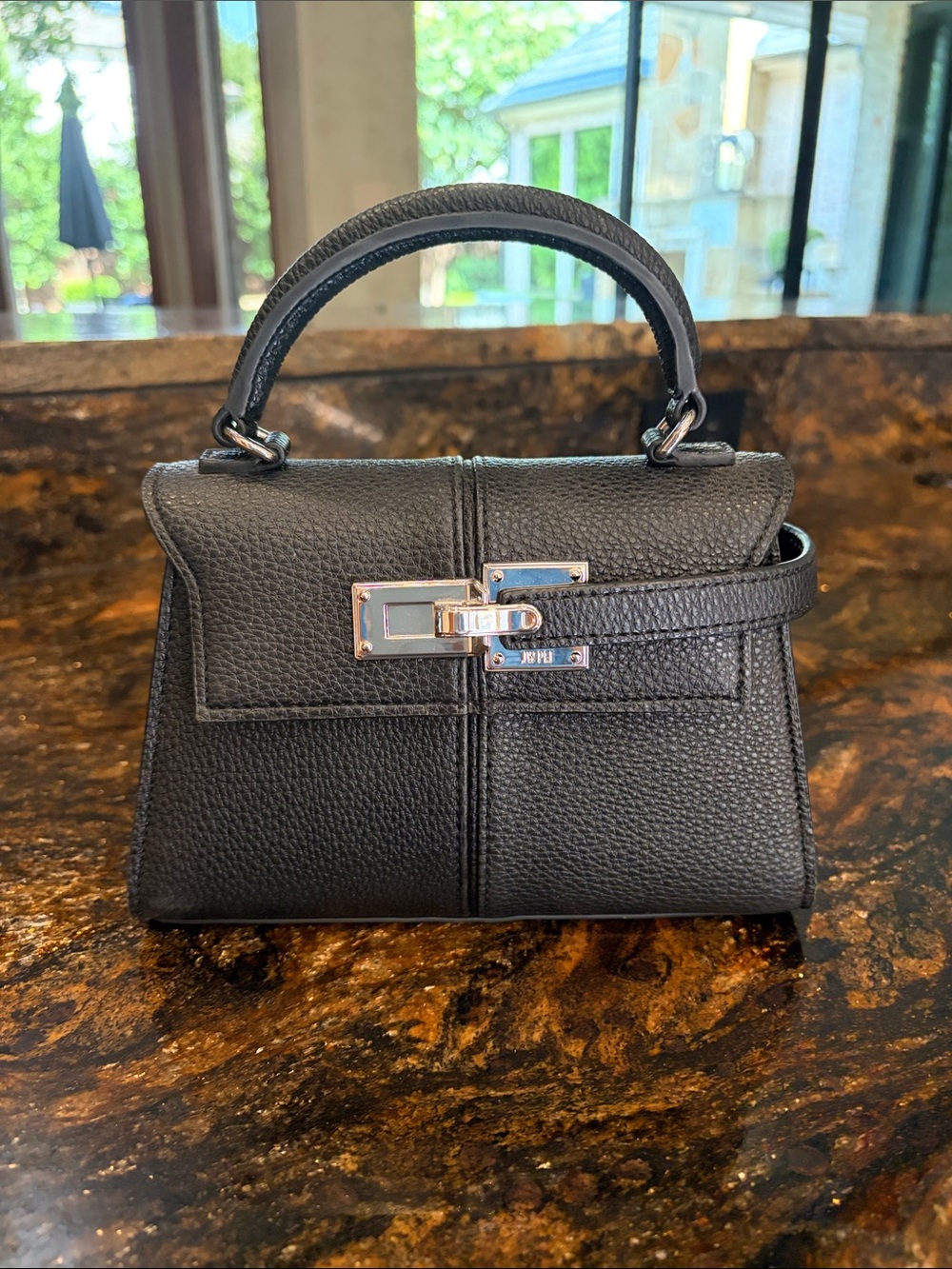 JW PEI Women's Elise Top Handle Bag
 with Silver Hardware. Like new. Black